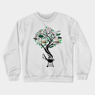 BBQ Grilling Grill Tree Of Life Yoga Celtic Viking Yggdrasil Crewneck Sweatshirt